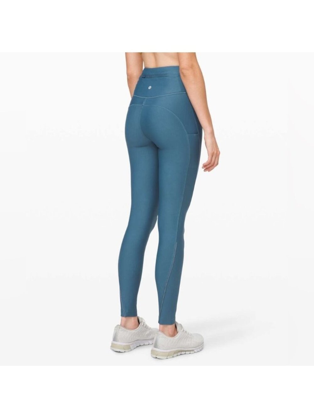 Lululemon Flurry Up Super High-Rise Tight inseam 29” Petrol Blue Fleece Size 10